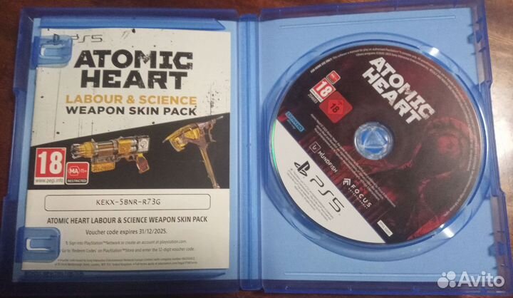 Atomic heart ps5 диск