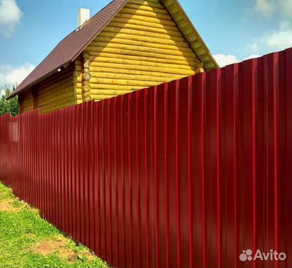 Заборы из профнастила