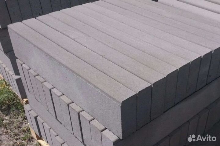 Камень для газона бордюрный