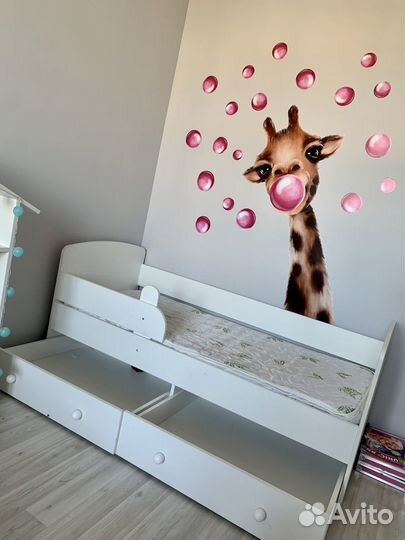 Детская кровать от 3 лет с матрасом 160