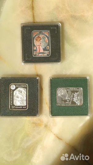 Коллекционное и инвестиционные серебряные монеты