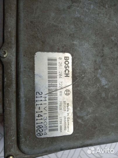 Блок управления двс эбу bosch 2111-1411020