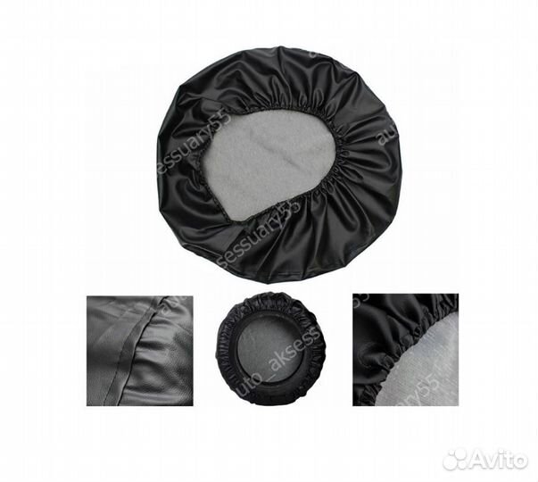 Чехол колпак на запасное колесо 4 WD экокожа