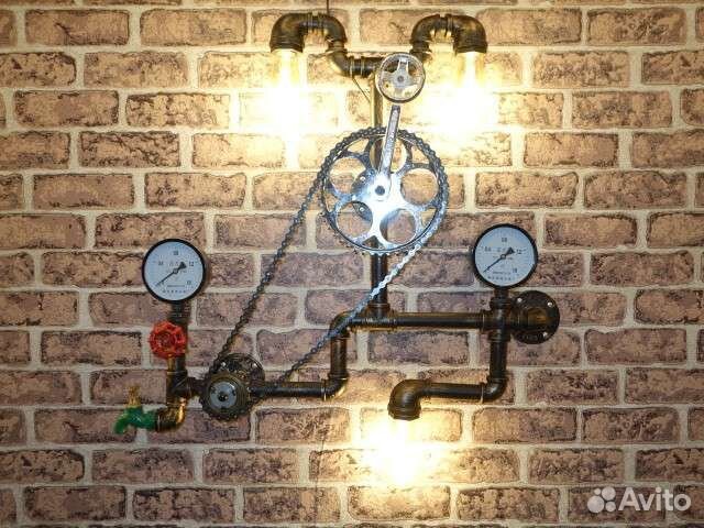 Светильник настенный в стиле лофт