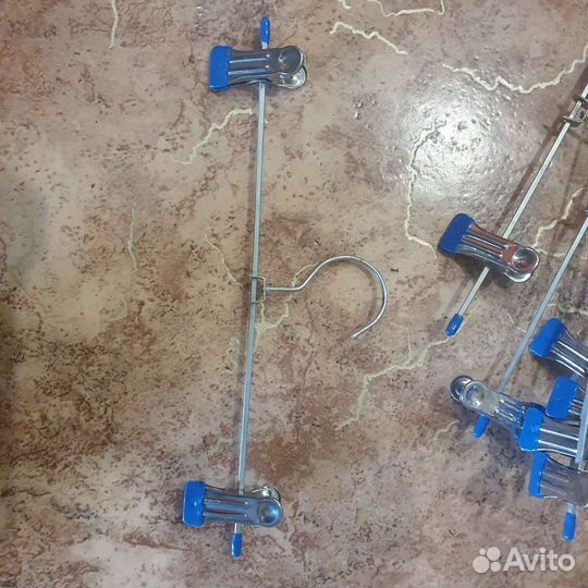 Вешалки-плечики с прищепками (28 см) 45 шт