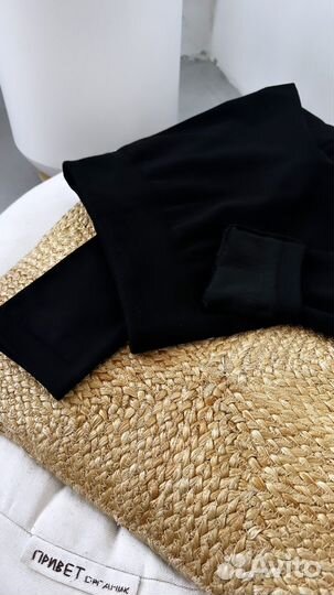 Бесшовные утепленные леггинсы