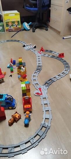 Лего#Lego duplo железная дорога и другое