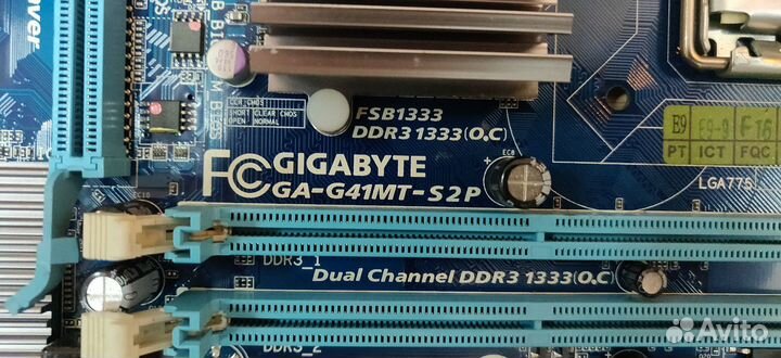 Мат. плата Gigabyte GA-G41MT-S2P/LGA775/mATX/DDR3