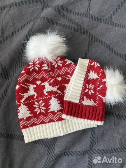 Шапка для собаки и хозяина парные