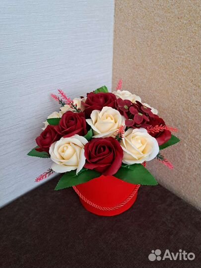 Букет цветов из мыла