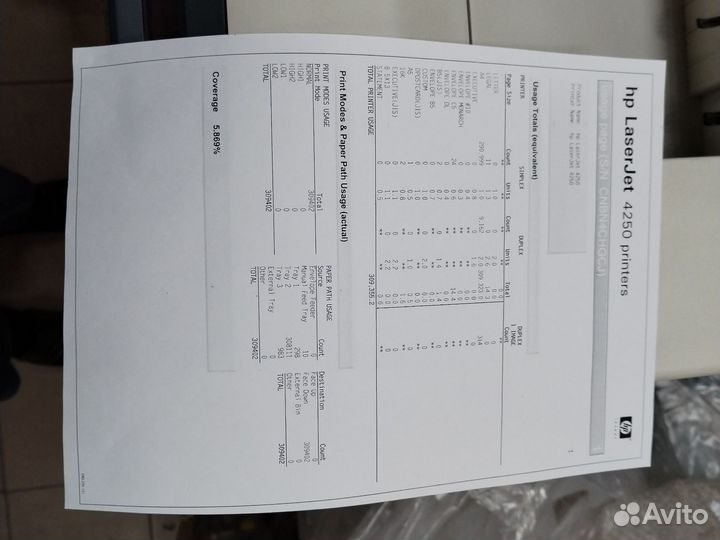 Принтер лазерный HP LJ 4250dtn