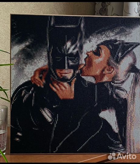 Алмазная мозайка картины и часы