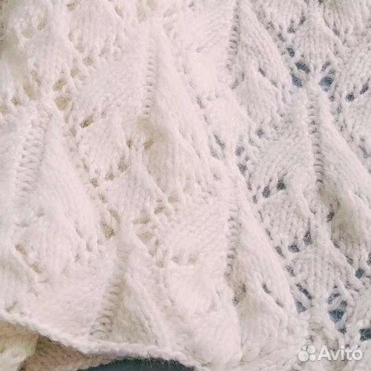 Шарф вязанный из кашемира