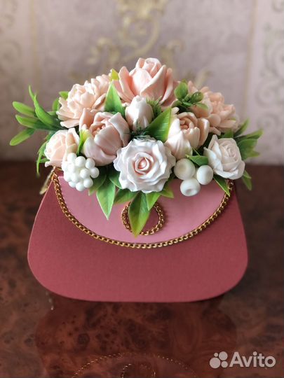 Букет цветов из мыла