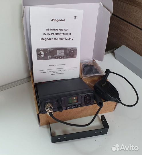 Автомобильная рация MegaJet MJ-300 12/24 новая