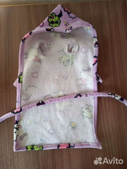 Халат. Вязаная одежда для куклы Барби