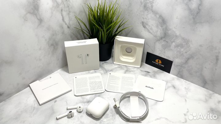 Airpods 2 (гарантия+бесплатная доставка)