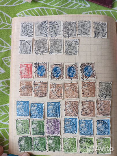 Почтовые марки европы