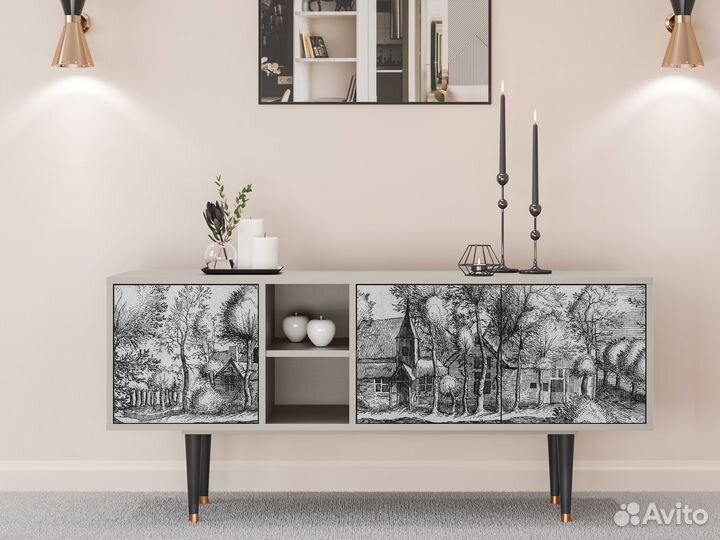 Тв-тумба T5 - Сатин - A Pond