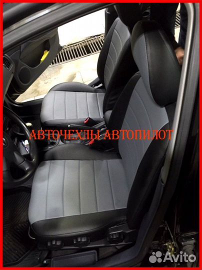 Чехлы Автопилот Nissan Almera n16 из экокожи