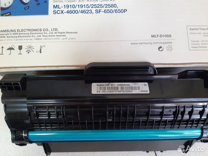 Катридж samsung MLT-D105S,черный 2шт