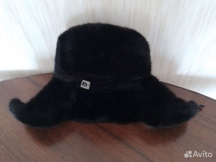 Норковая шапка мужская 60 размер