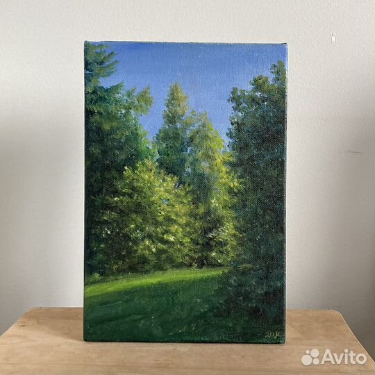 Картина маслом на холсте пейзаж