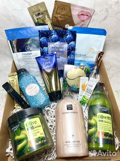 Бьюти Бокс, Набор косметики, Подарок, 16 продуктов