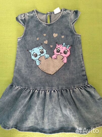 Джинсовая одежда для девочки на 5-6 лет