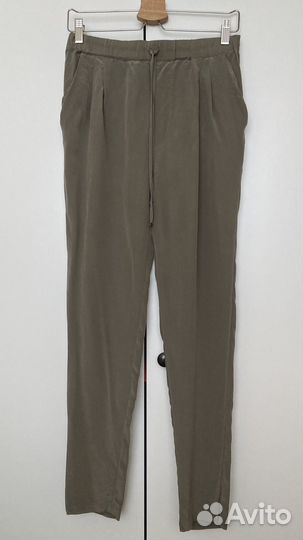 Шёлковые брюки massimo dutti, S