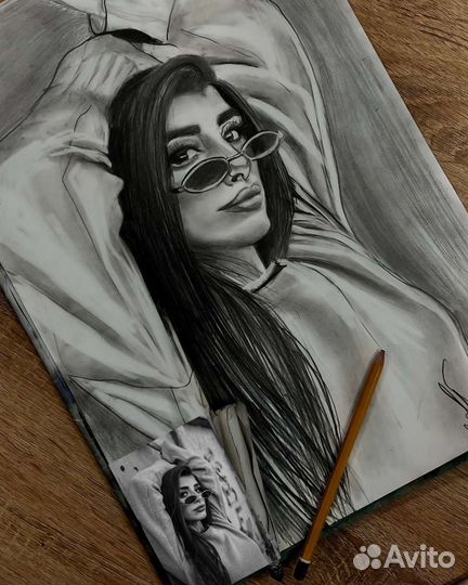 Портрет по фото. Картины на заказ