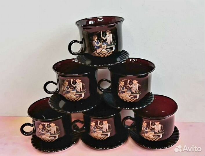 6 шт Кофейные пары Афродита 90-е годы