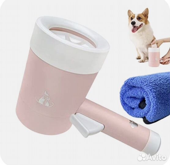 Автоматич. очиститель лап для собак средних пород