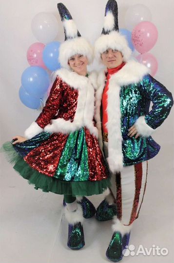 Костюм Эльф новогодний продажа 2 шт