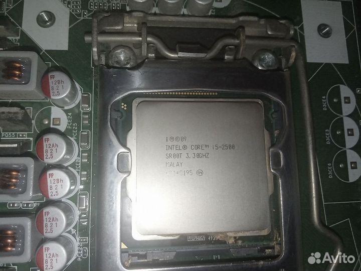 Комплект 1155 i5 2500 4ядра 3.5Gh+мать+8гб