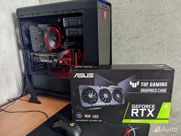 Видеокарта asus tuf rtx 3070 ti