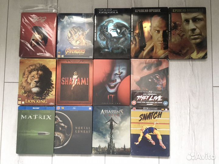 Blu-Ray фильмы 4К only Steelbook#1