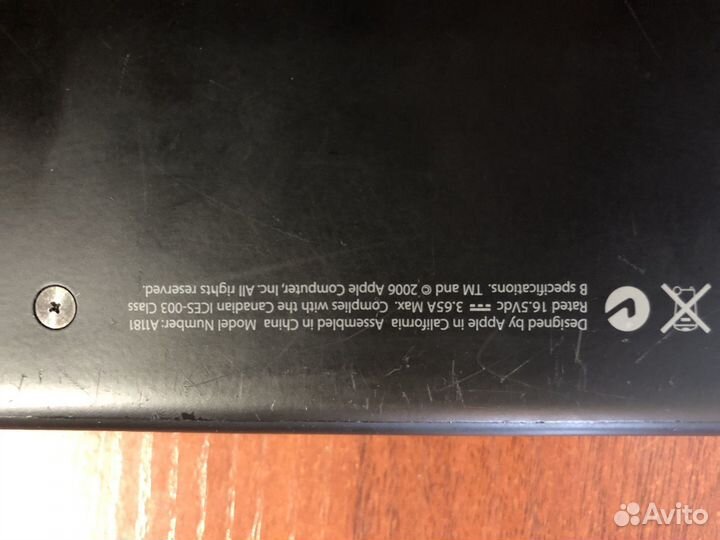 Apple MacBook a1181 Windows 7