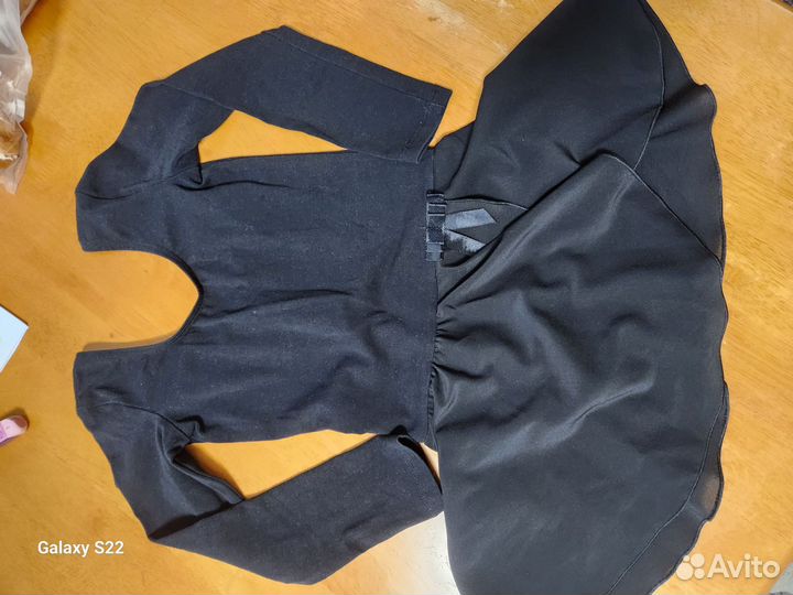 Купальник гимнастический с юбкой 122