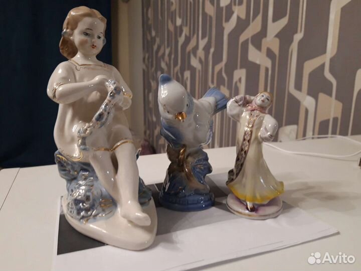Фарфоровые статуэтки 1950-60 годы