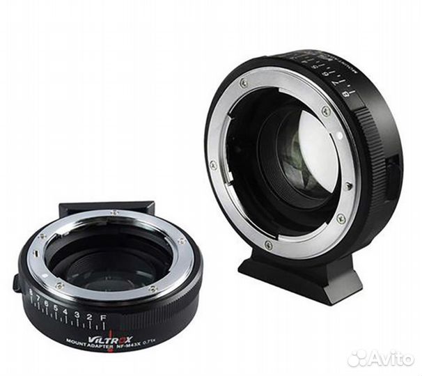 Адаптер Viltrox NF-M43X F-mount на Micro 4/3