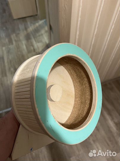 Колесо для грызунов деревянное