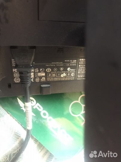 Монитор dell б/у, 1704 FPTt на запчасти