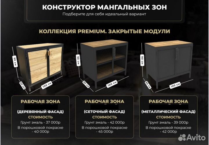 Конструктор мангальных зон Лофт