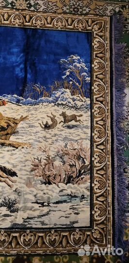 Плюшевый ковер настенный 