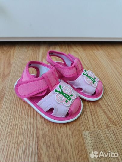 Сандалии для девочки 19 размер