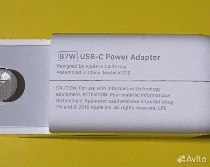 Apple Macbook 87W USB-C Power Adapter