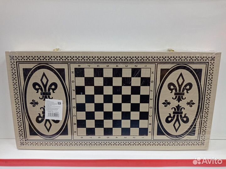 Игра 2в1 (шашки, шахматы, нарды) (H4824)