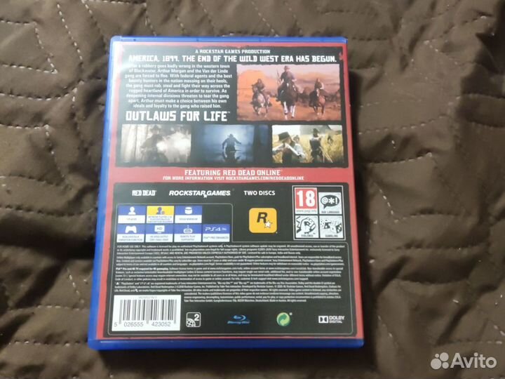 Red dead redemption 2 ps4 диск