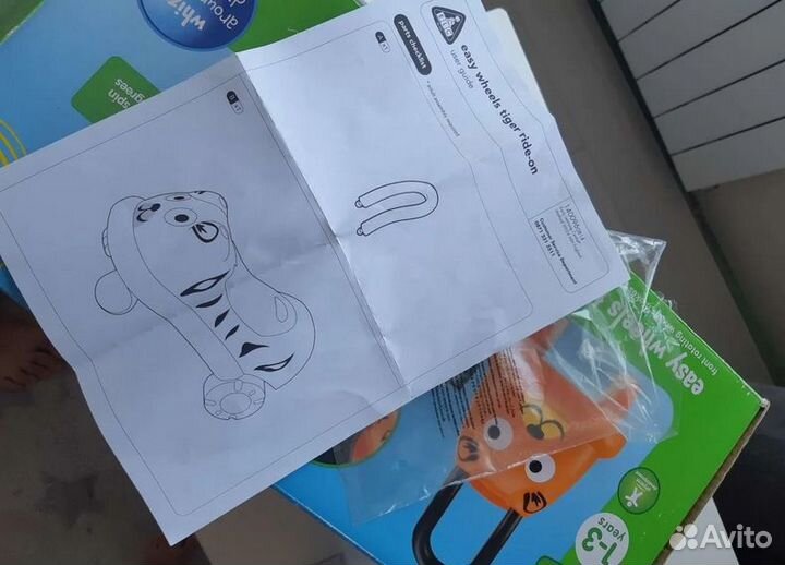 Бегунок ELC Каталка для малыша Тигр